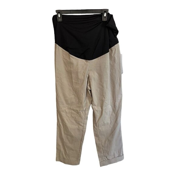 Tribal Cuffed Maternity Pants~Size 16W~Khaki Ankle Trouser~Stitch Fix NWT~L11 14 - Picture 4 of 8